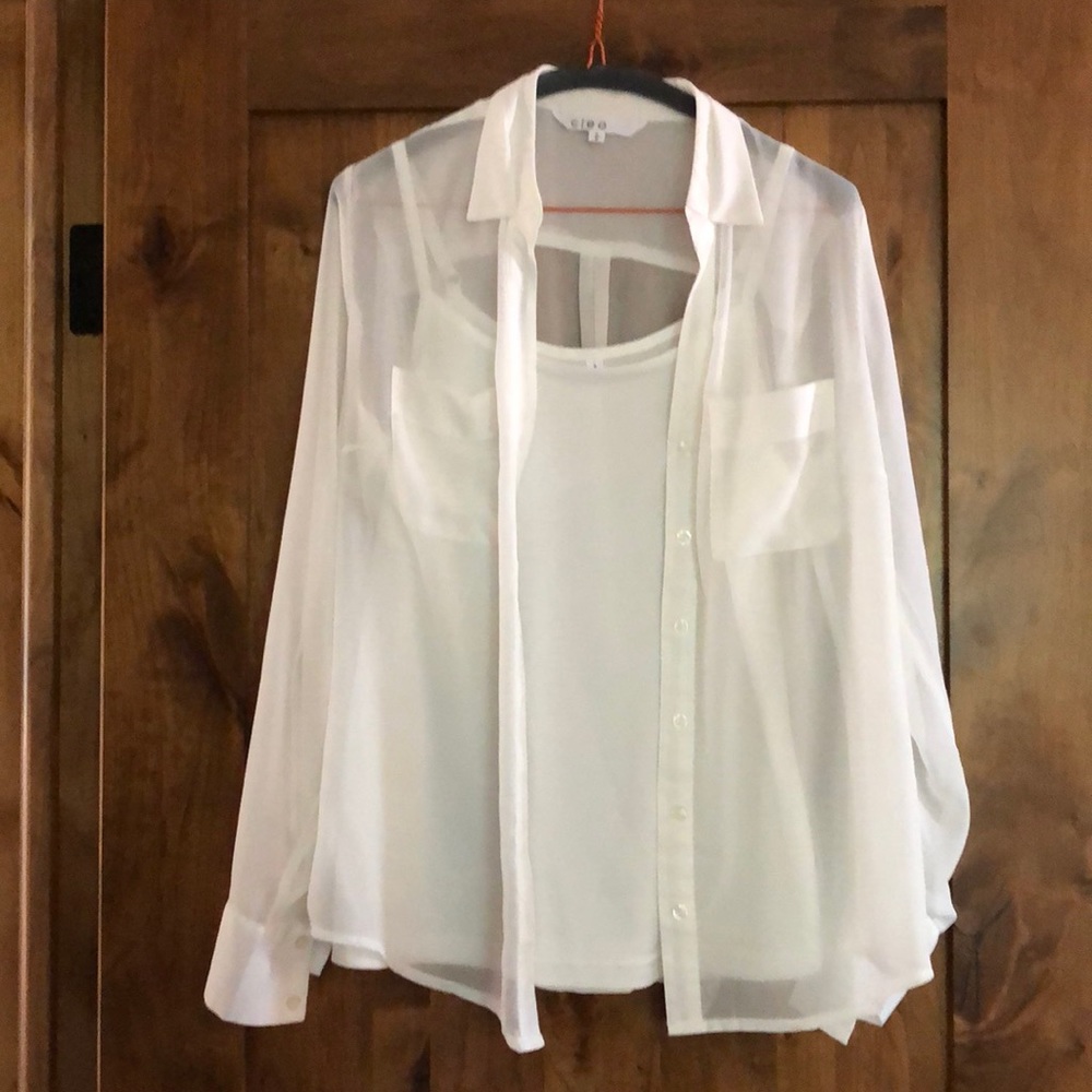 Cleo blouse and tank